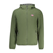 Green Polyester Men Jacket