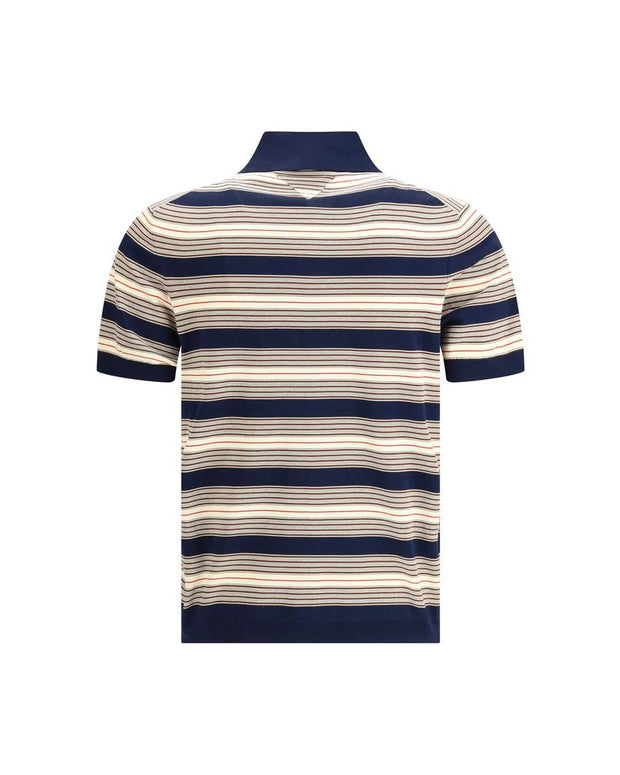 Striped cotton Polo