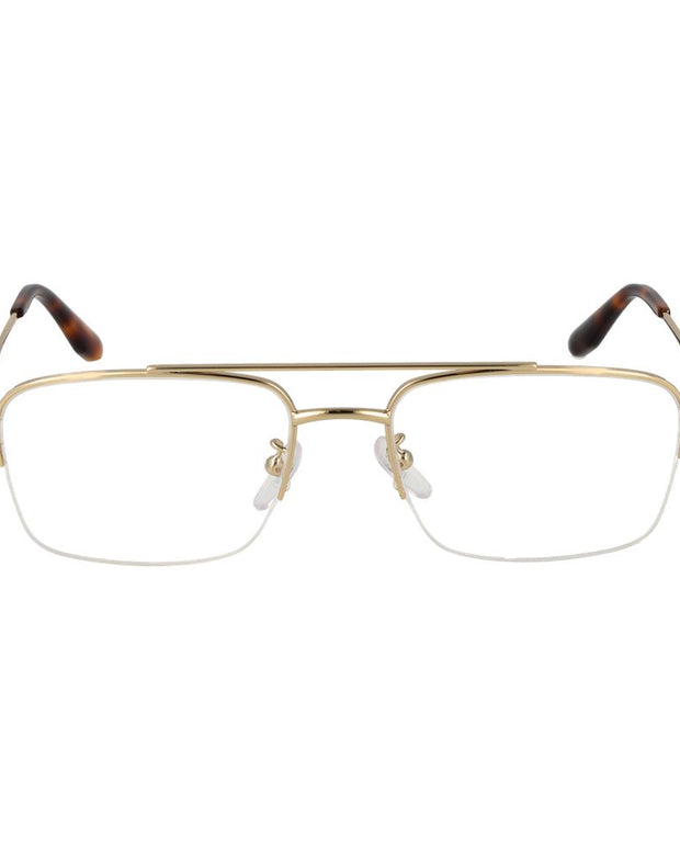 Gold Men Glasses Frame