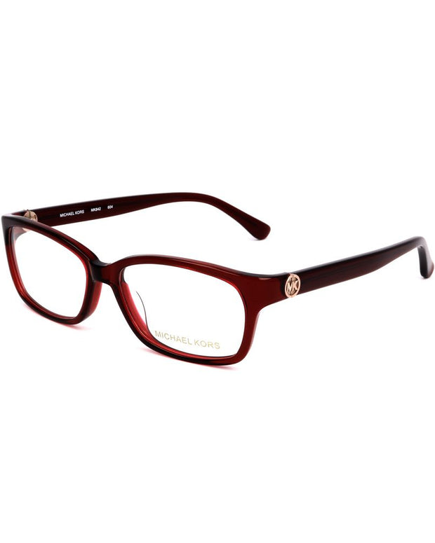 Burgundy Plastic Frames