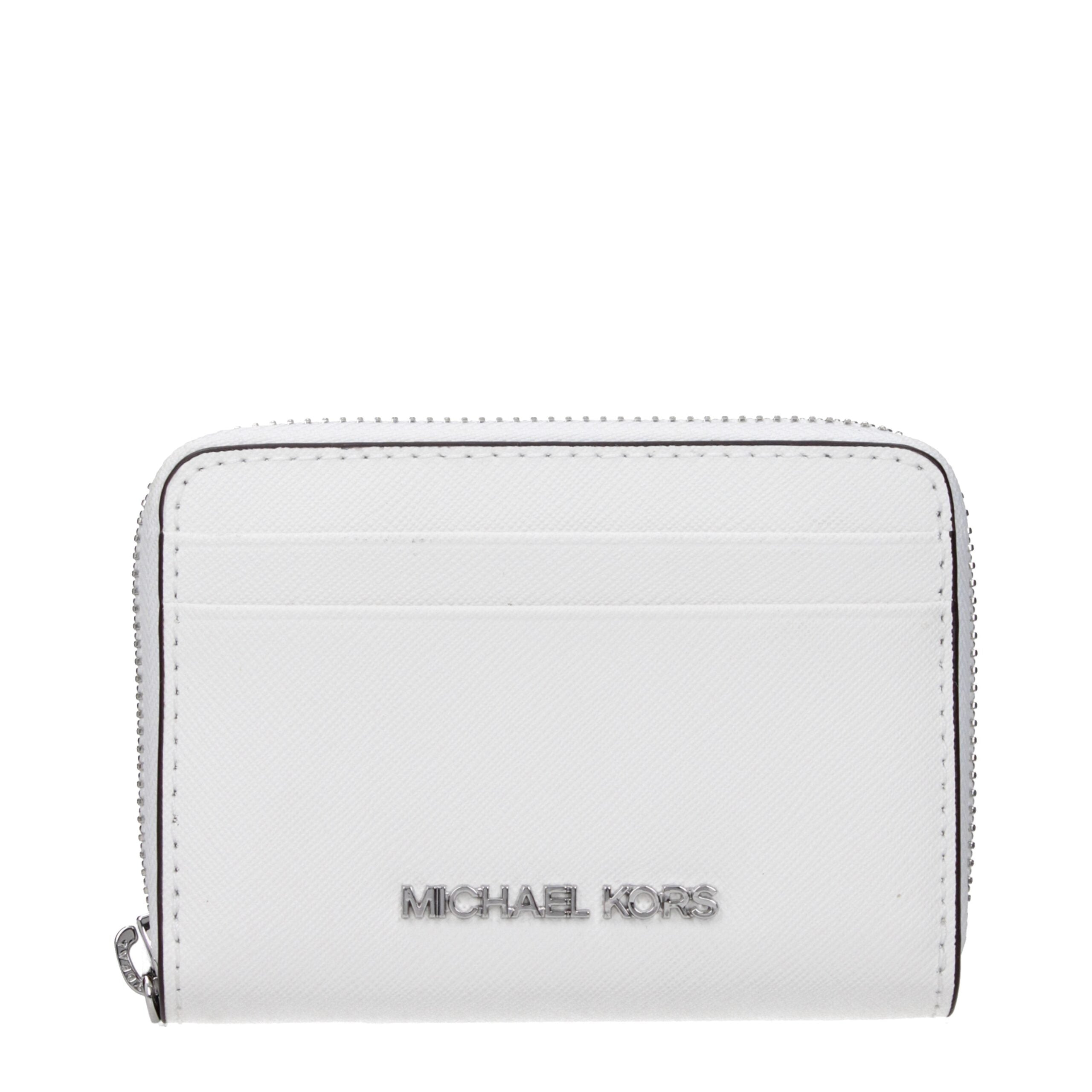 White Leather Cardholder