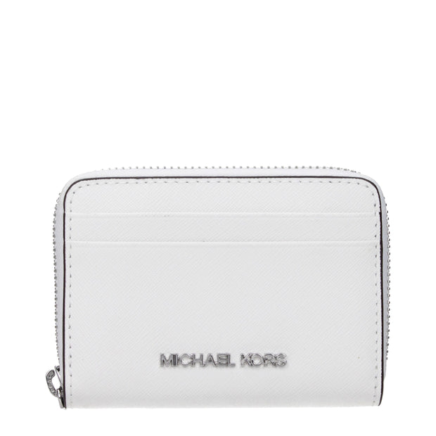 White Leather Cardholder