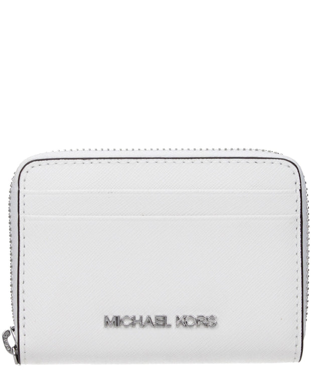 White Leather Cardholder