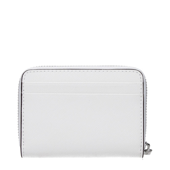 White Leather Cardholder