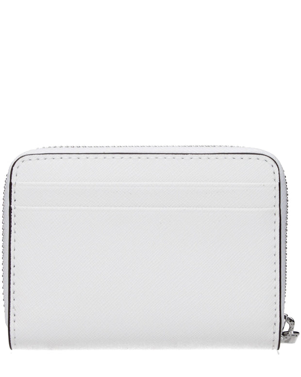 White Leather Cardholder