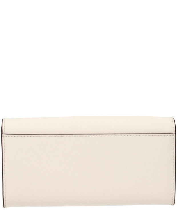 Beige Leather Wallets