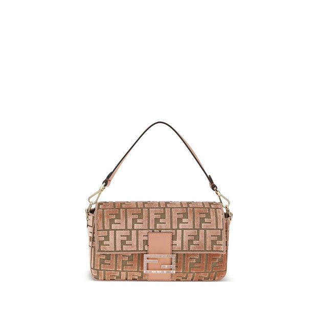 Baguette velvet Shoulder Bag