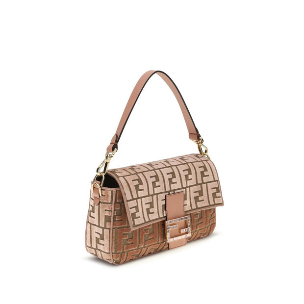 Baguette velvet Shoulder Bag