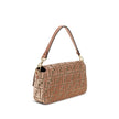 Baguette velvet Shoulder Bag