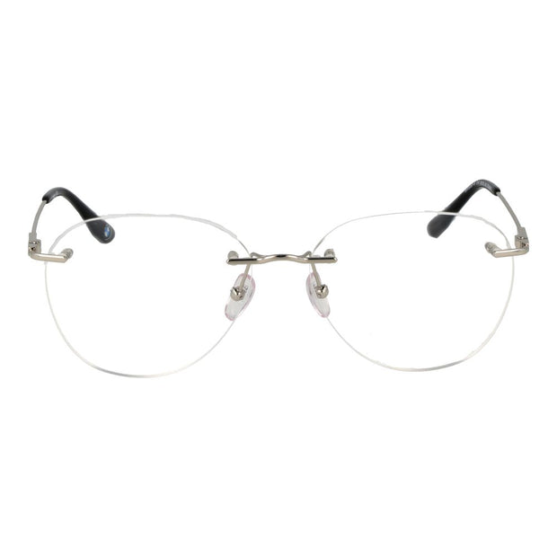 Silver Men Glasses Frame