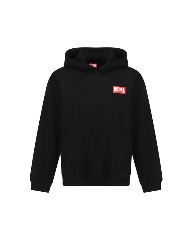 Black Cotton Sweatshirt