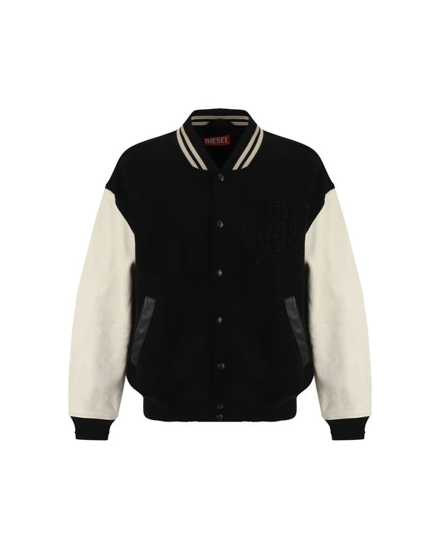 Multicolor Wool Bomber