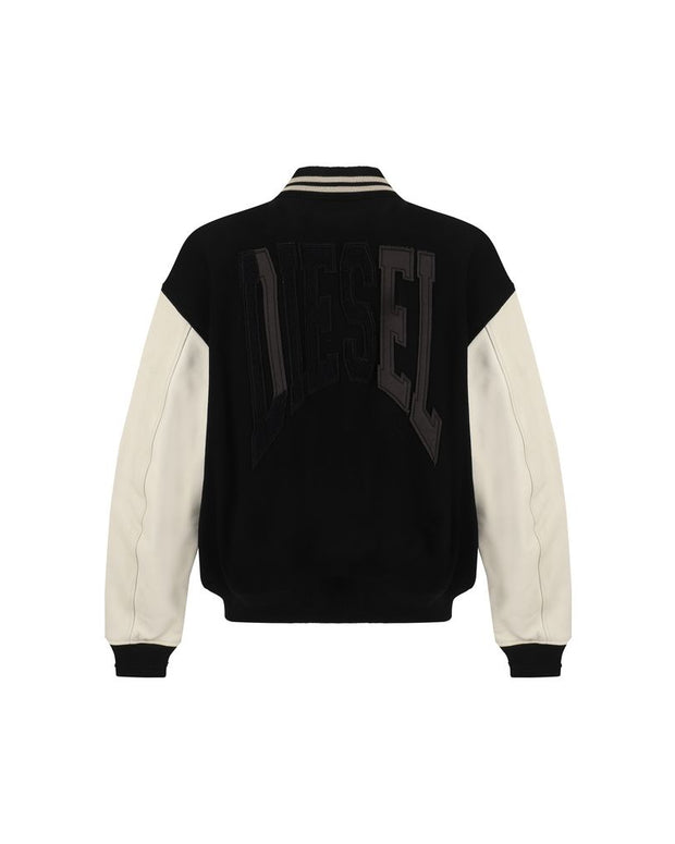 Multicolor Wool Bomber