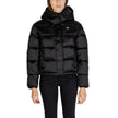 Black Nylon Jackets & Coat