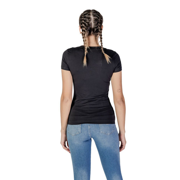 Black Cotton T-Shirt