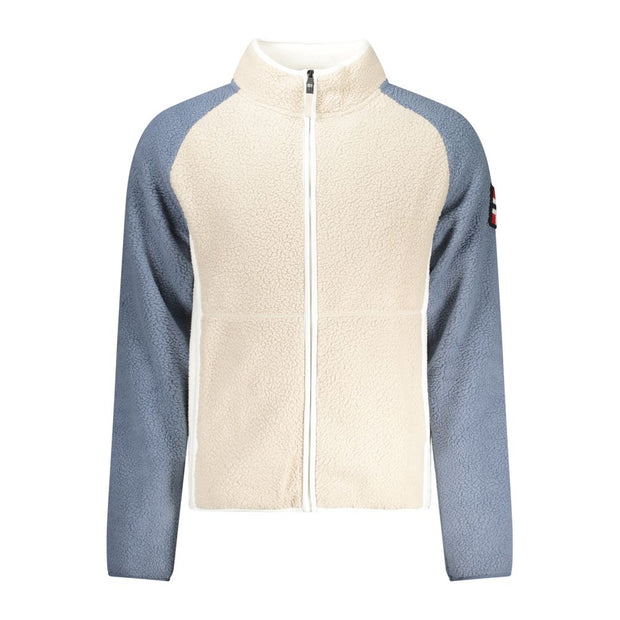 Beige Polyester Men Sweater