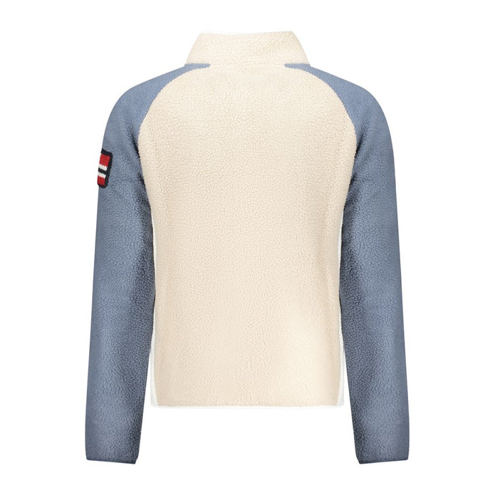Beige Polyester Men Sweater