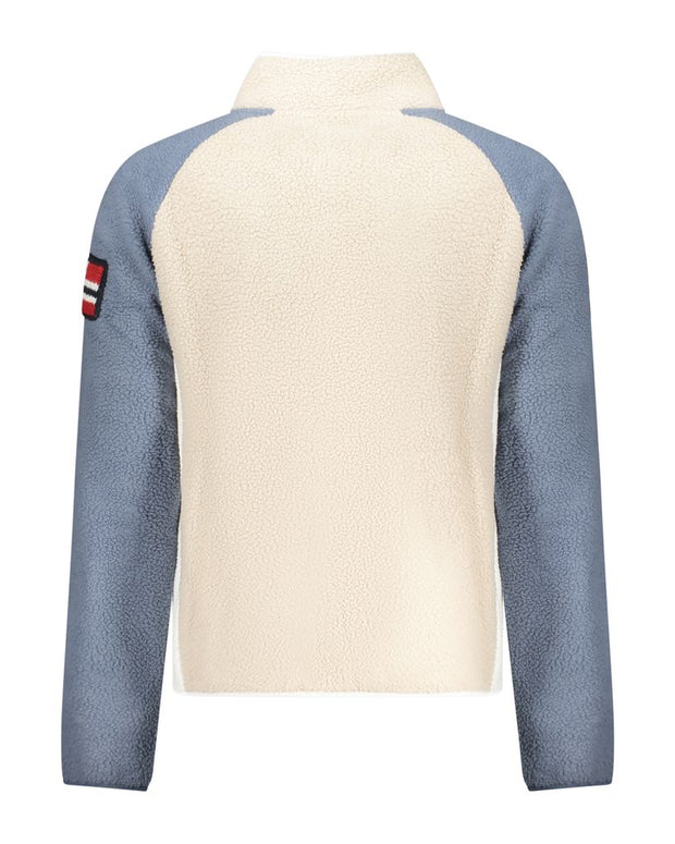 Beige Polyester Men Sweater