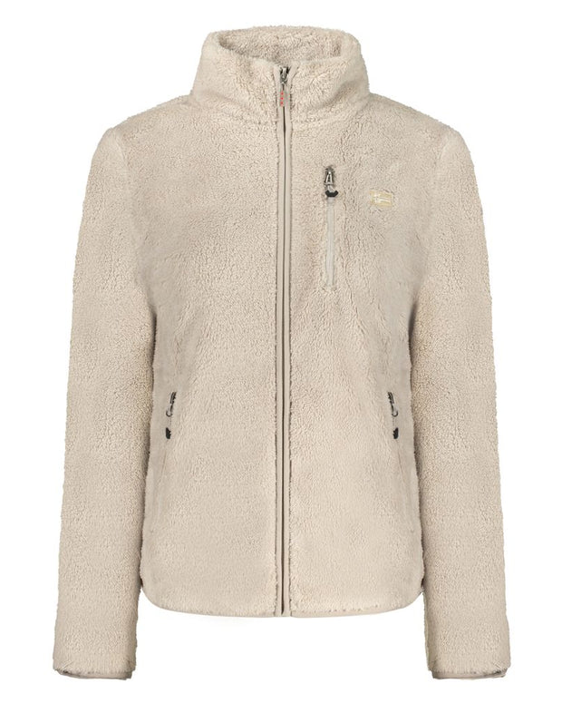 Beige Polyester Women Sweater