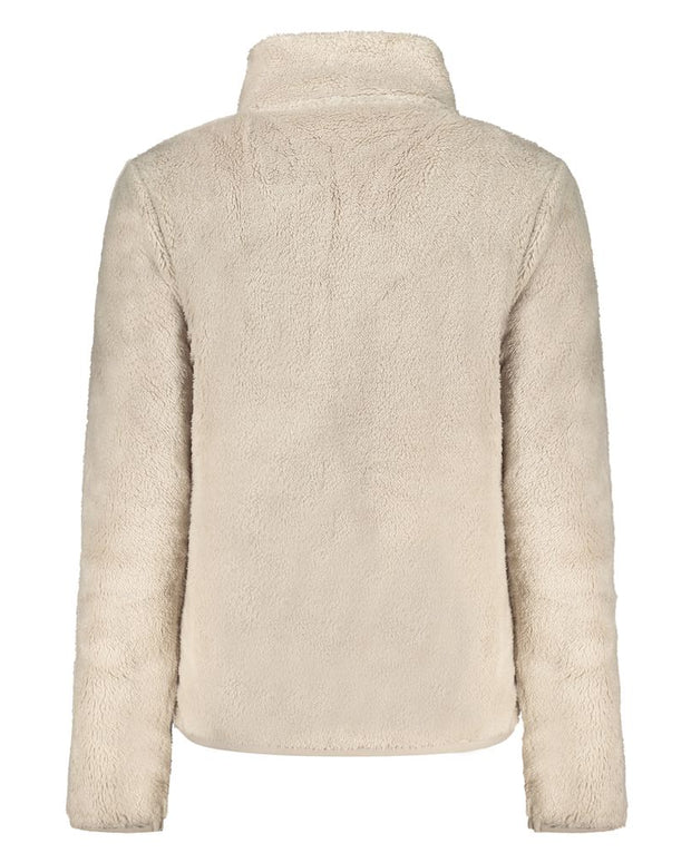 Beige Polyester Women Sweater