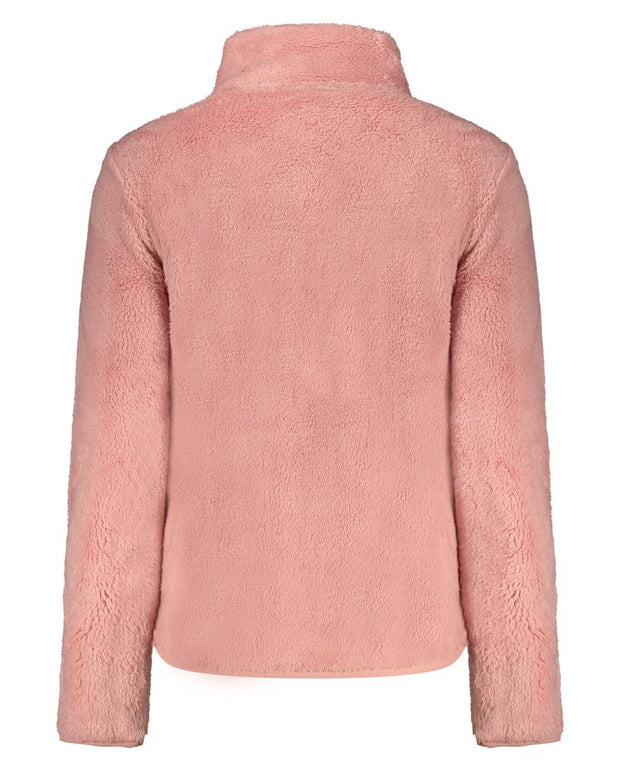 Pink Polyester Women Sweater