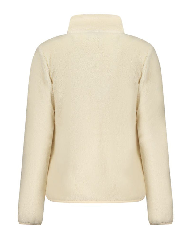 White Polyester Women Sweater