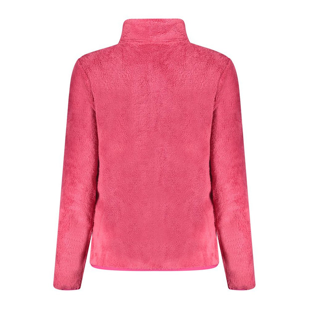Pink Polyester Women Sweater