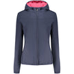 Blue Polyester Women Jacket