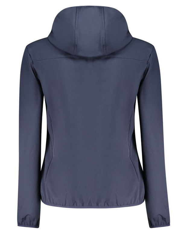 Blue Polyester Women Jacket