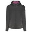 Black Polyester Women Jacket