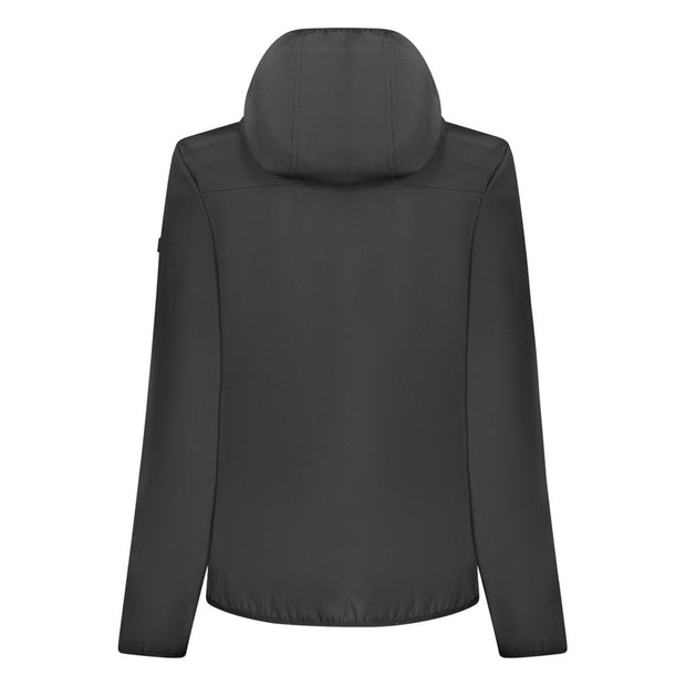 Black Polyester Women Jacket