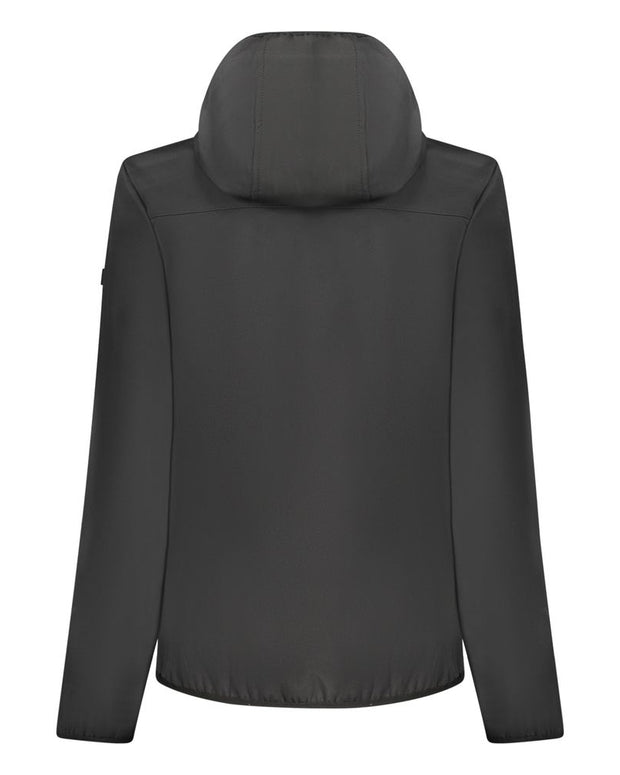 Black Polyester Women Jacket