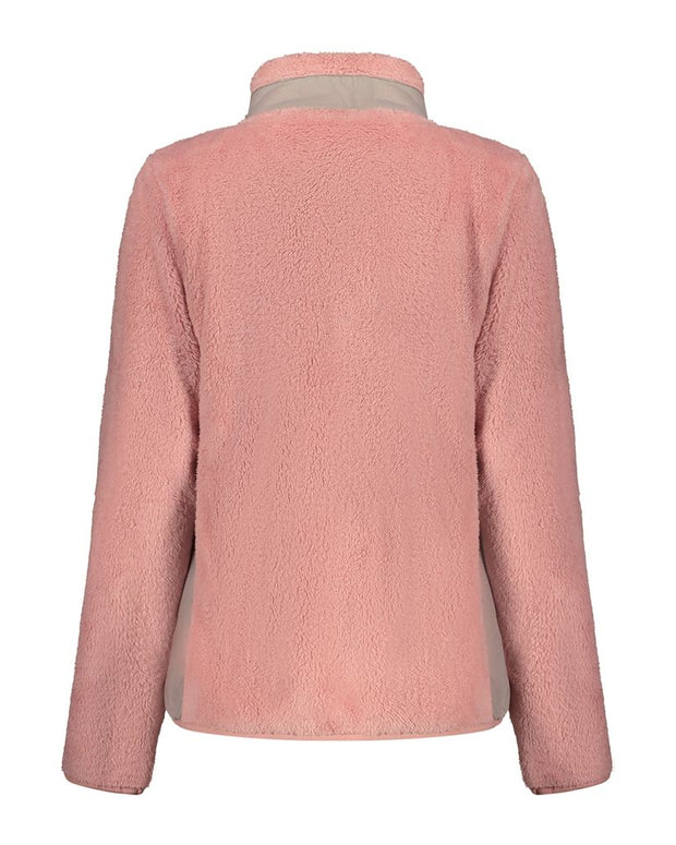 Pink Polyester Women Sweater