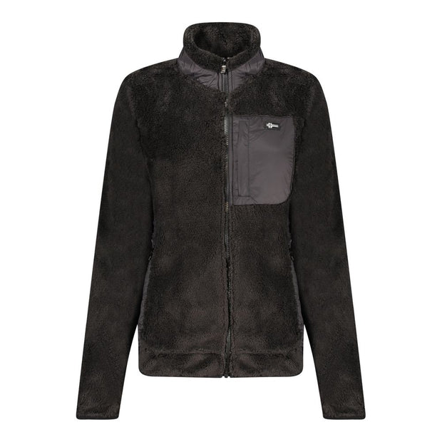 Black Polyester Women Sweater