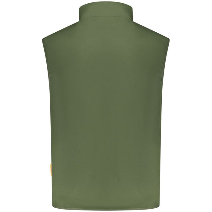 Green Polyester Men's Jacket