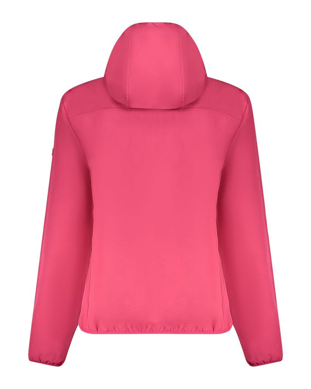 Pink Polyester Women Jacket