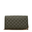 Green Leather Clutch Bags