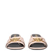 Pink Leather Platforms