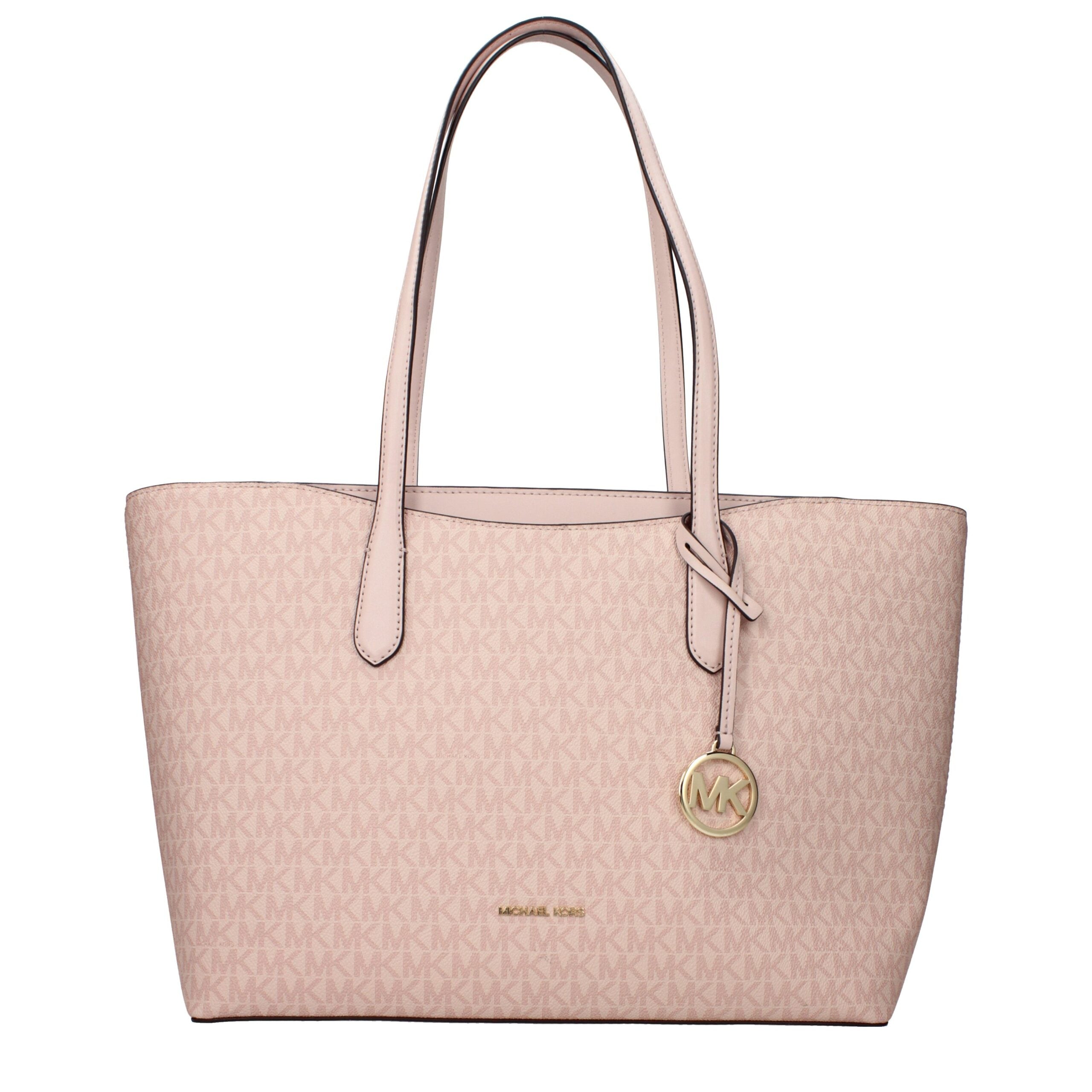 Pink Fabric Shoulder Bags