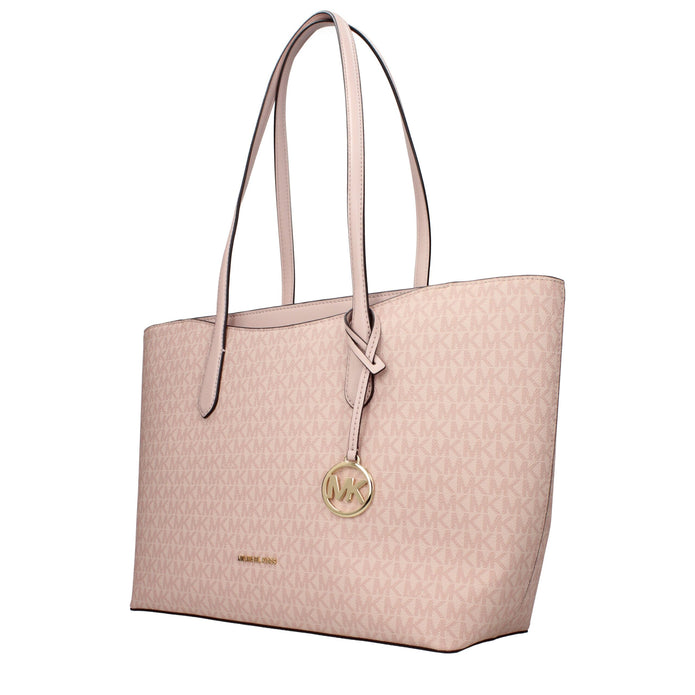 Pink Fabric Shoulder Bags