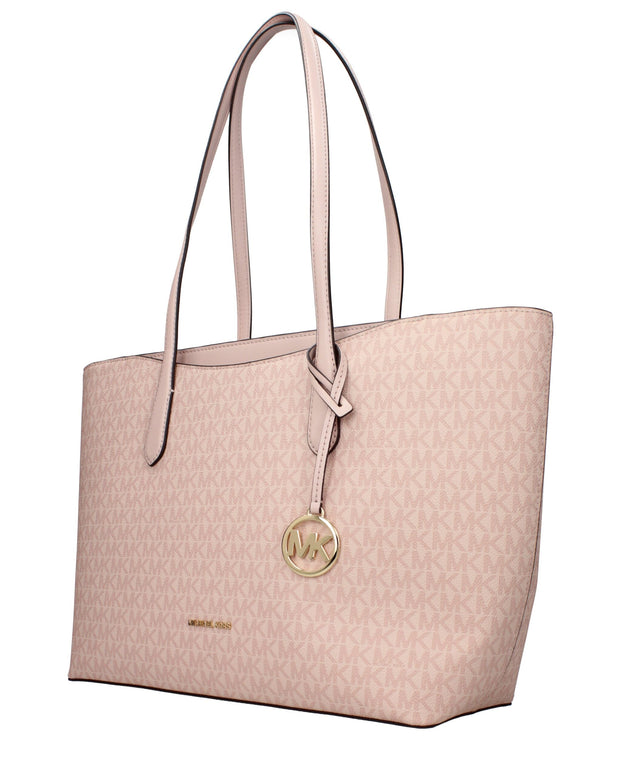 Pink Fabric Shoulder Bags