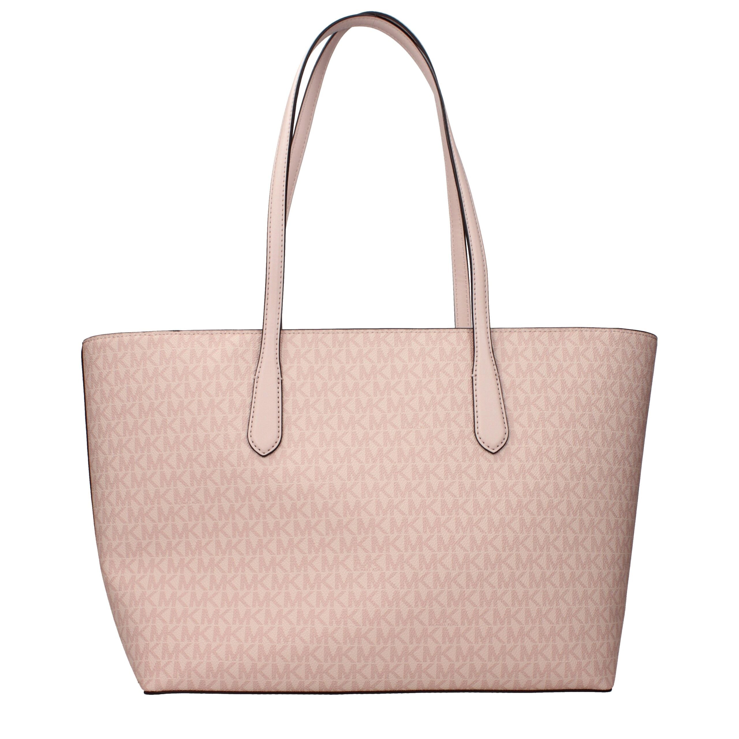 Pink Fabric Shoulder Bags
