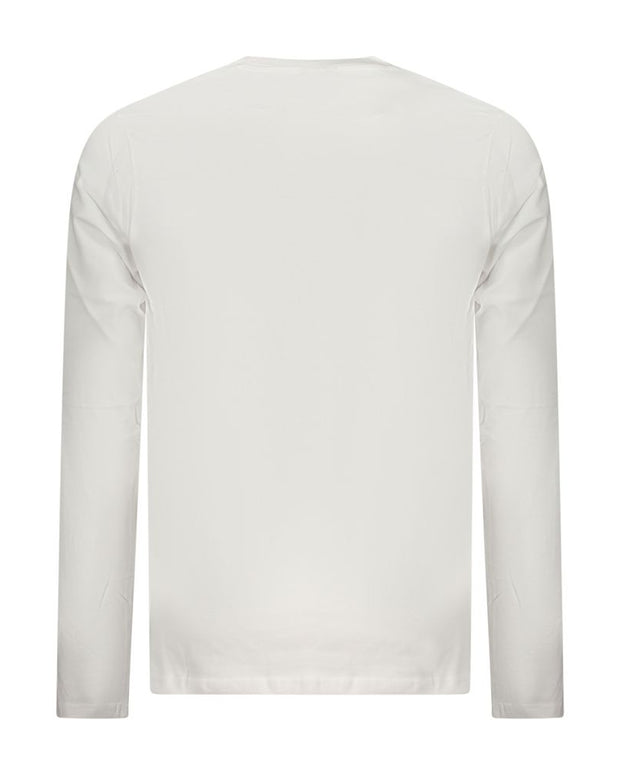 White Cotton Men T-Shirt