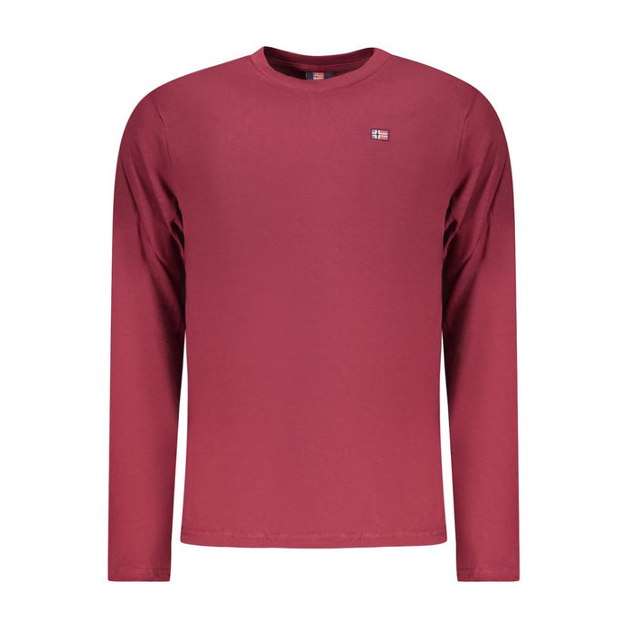 Red Cotton Men T-Shirt
