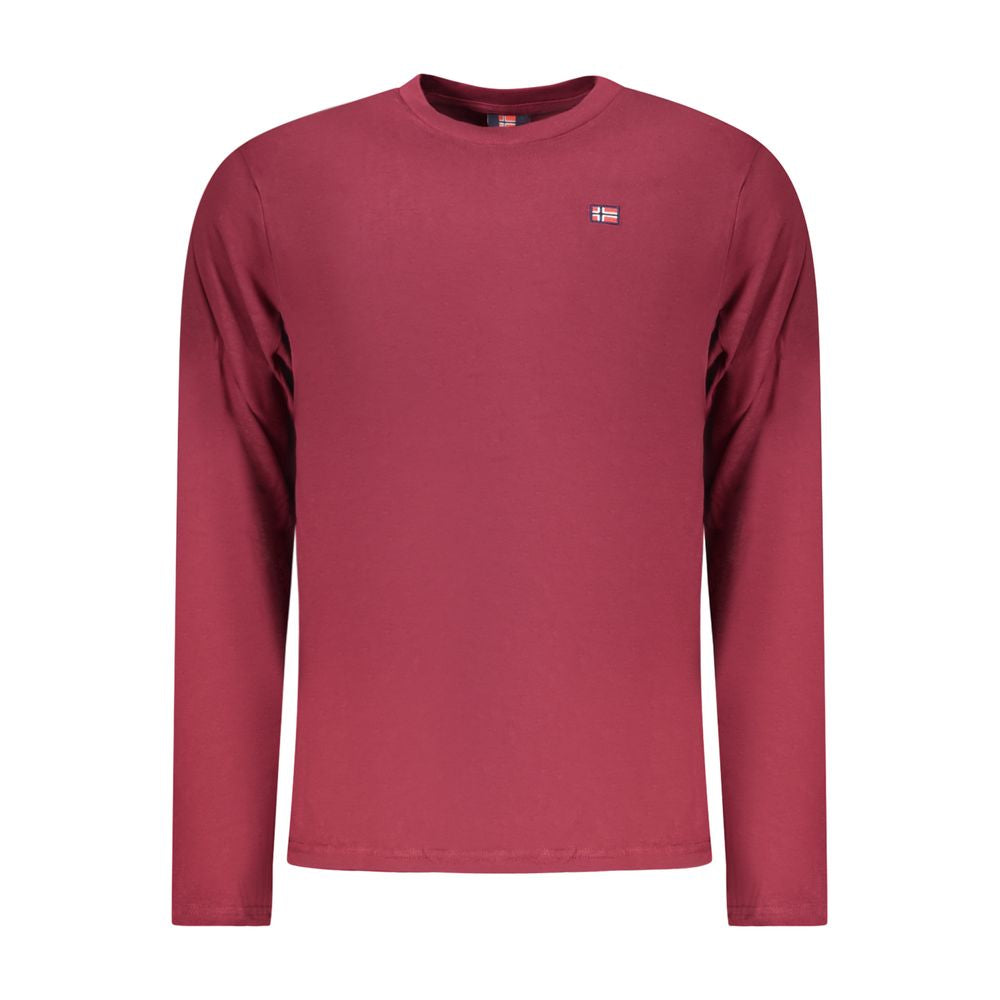 Red Cotton Men T-Shirt