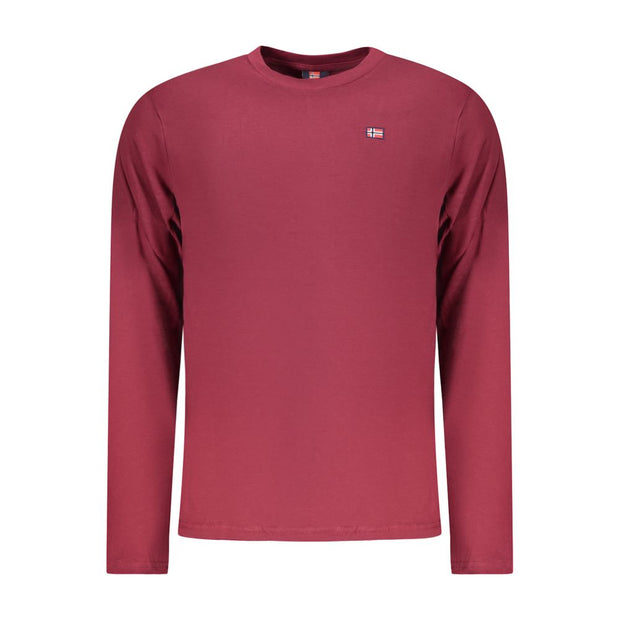 Red Cotton Men T-Shirt