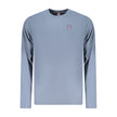 Blue Cotton Men T-Shirt