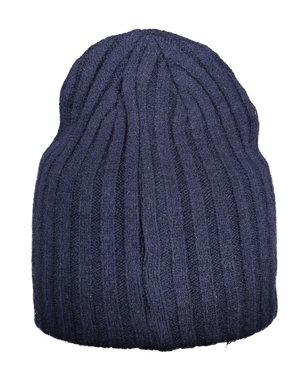 Blue Polyester Men Cap