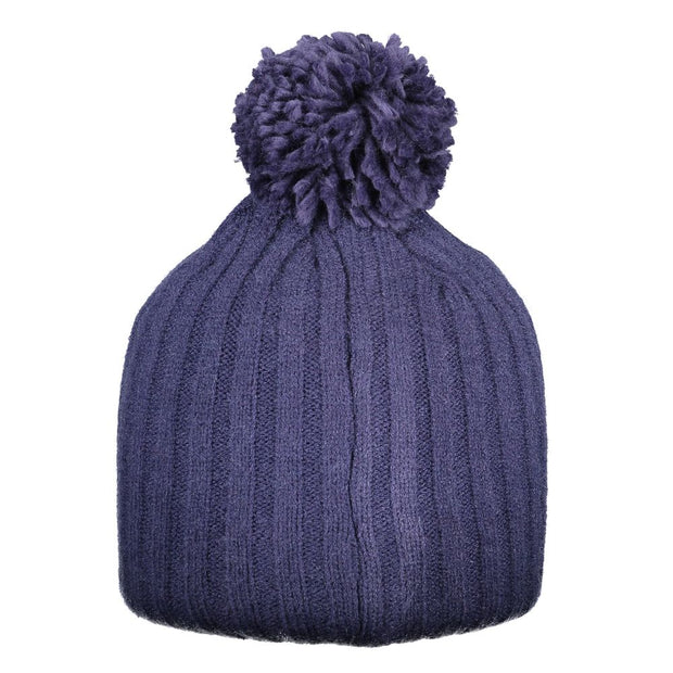 Blue Polyester Women Hat