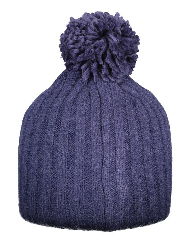 Blue Polyester Women Hat